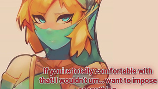 [Voiced Hentai JOI] Smash Ultimate - Cloud & Link [Femboy, Yaoi, Submissive]