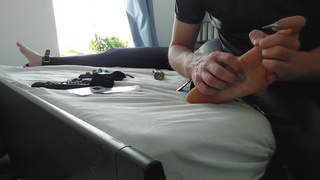 Tickle Torture for Scarlett - Tickle Toy Testing from The Foot Fetish Store (Sextoy Testing)