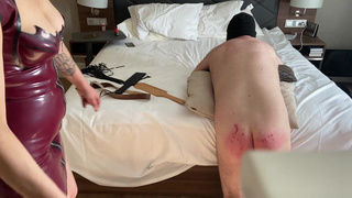 Hot Dominant Wife Disciplines Husband