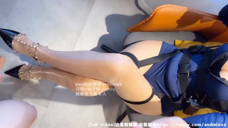 售楼处的小姐姐努力工作的样子真可爱，很主动的把屁股翘起来让鸡巴插进去！中国国产微剧情