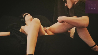 Porn 4 Women ???? Blindfold, music jammed bondage girl get 420 ???? high and whole attention ✨