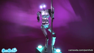 CamSoda - Sex Robot cam girl twerks and orgasms