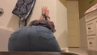 Tied up PEE desperation