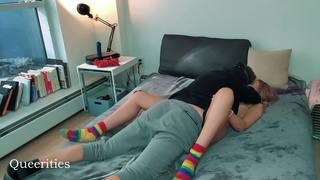 Stud Takes Back Control from Horny Slut (Rope, FemDom, Choking): A Queerities Production