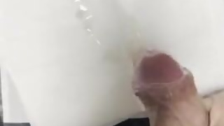 Usual masturbation, sperm up