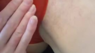 Horny muscle babe rubs her big clit through panties! Claudiaafterdark OF leak!!