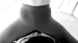 Kinktober day 23 - HUMPING KINK: Tied up Humping my thigh and my cock DESPERATE for a Creampie