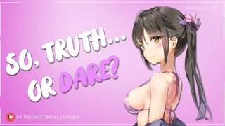 Truth or Dare With Your SLUTTY Babysitter Audio ASMR Roleplay