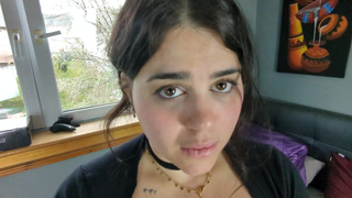 Latina plays after coming home from work