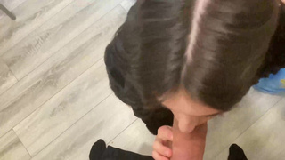 Just 18 and already a shameless cocksucker