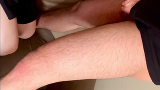 Thief cums in the mouth and pussy of this redhead teen