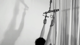 Kinktober Day 1: SEX TOYS KINK - Tied up with a dildo inside her and riding to ORGASM!