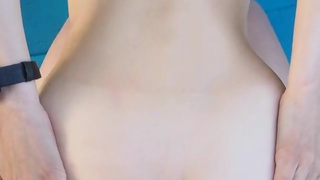 Little slut takes a cock in her tight ass outdoor