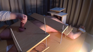 Amateur CFNM Femdom Tease Handjob with Ruined Orgasm