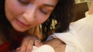 (Watch This) Big Booty Milf Wakes Up Young Guys By Sucking His Dick!!! DunkenHina Mouth Full Of CUM!