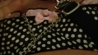 Sissy Cuckold Sucking Cock Dildo with Dirty Talking Mistress