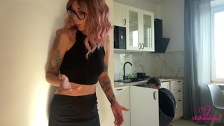 My horny boyfriend fucked me all the time, even when the plumber was around the corner!