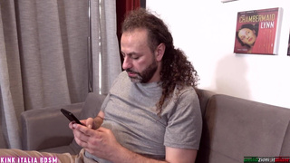 FemDom Mistress Humiliates Tied Loser With Her Feet Who Smells Socks And Naked Feet Licks Them