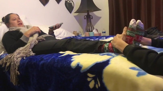 Can I massage your beautiful feet -foot fetish -sock fetish femdom