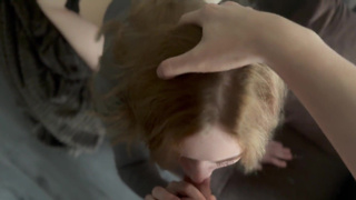 I watched Netflix with a hot blonde & cum in mouth