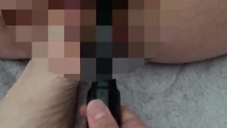 【Amateur individual shooting】Screaming orgasm in clitoris and anal with toy.