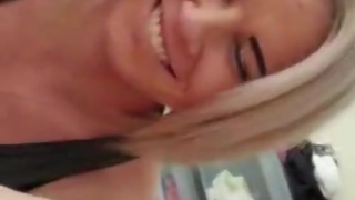 Fit Gym Slut Gives Extreme Hot ???? Blow Job to Her Personal Trainer????