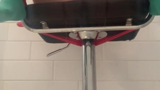 tied to chair CAN'T HOLD PEE. Desperation Wetting. 18. bound.