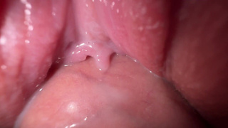 Close up fuck teen stepsister, amazing creamy pussy