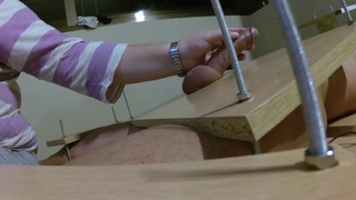 Amateur BDSM Femdom Handjob Torture with Feet Tickling