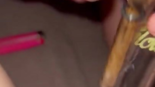 Smoking weed out of pussy 420 beaver bong