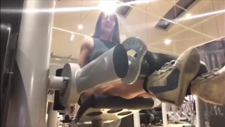 Deadly leg extension. You want to die? Take a seat in my quads