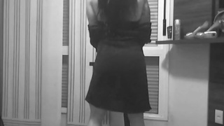 The best lapdance - Muscle babe striptease and lap dance