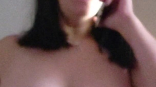 Mom cheating wife by phone pov riding