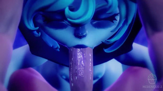 YORDLE VEX DRINKS ALL YOUR THICK AND WARM CUM Merengue Z