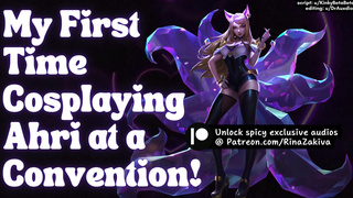 This Ahri Cosplayer Is A SLUT! [Cute Voice] [ASMR Roleplay] [ERP] [Moaning] [Slutty] [Audio Porn]