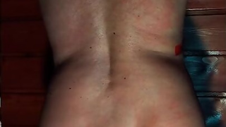 Lady Shock - Chained orgasm with Whip