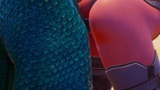 Japanese TEEN FUCKS GODZILLA cum facial anal creampie Wild Life game