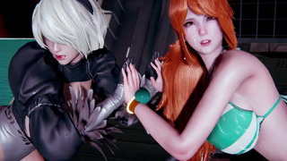 Tifa ~ Nami ~ 2B ~ Multiplayer Sex ~ Exclusive production