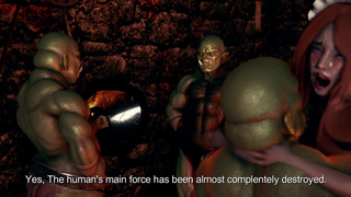 female knight lose to monster ork - episode.9