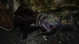 Skyrim Warframe Saryn and rat man