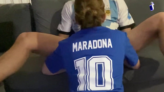 Boyfriend fucks little Argentina green eyed girlfriend