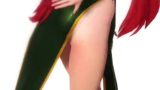[Touhou MMD] Hong Meiling Sexy China Dress