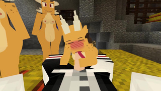 4 HOT KOBOLDS FROM MINECRAFT SEX MOD CORNERED ME AND MY CAMERAMAN FOR SOME HOT SE*X