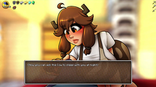 My Cow BECAME A HOT PETITE LADY And AGREED To DO A LOT - Hornycraft Cow Route