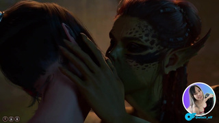 Baldur's Gate 3 - Shadowheart and Lae'zel Sex Scene
