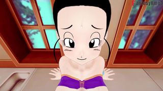 DragonBall ZEX 3 Part 2 Chichi get stuck in the kitchen Watch full 1hr movie on Patreon