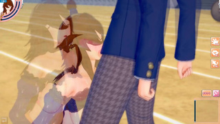 [Hentai Game Koikatsu! ]Have sex with Big tits Naruto Mei Terumi.3DCG Erotic Anime Video.