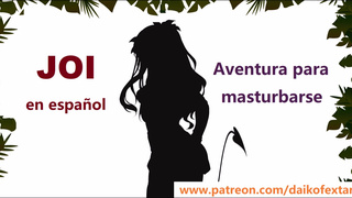 JOI + Juego de rol, aventura para masturbarse VS Súcubo. JOI en español.