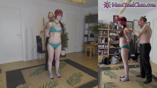 Wedgie suspension, pussy spanked to bound orgasms - Preview