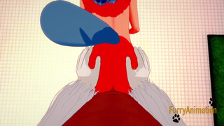 BNA Hentai - Michiru Yiff at Toilet 3/3